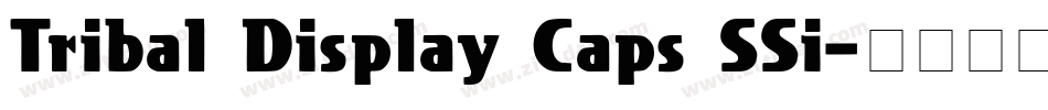 Tribal Display Caps SSi字体转换